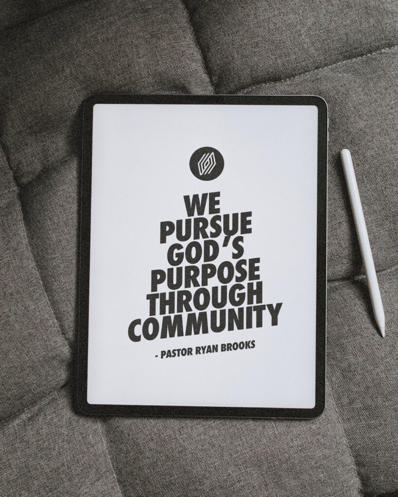 we pursue god's purpose